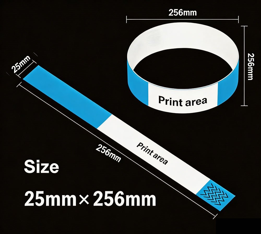 Adult Thermal Wristband Size 25 x 256 mm