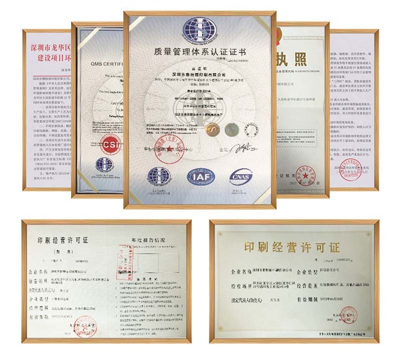Certificaciones de nuestra fábrica