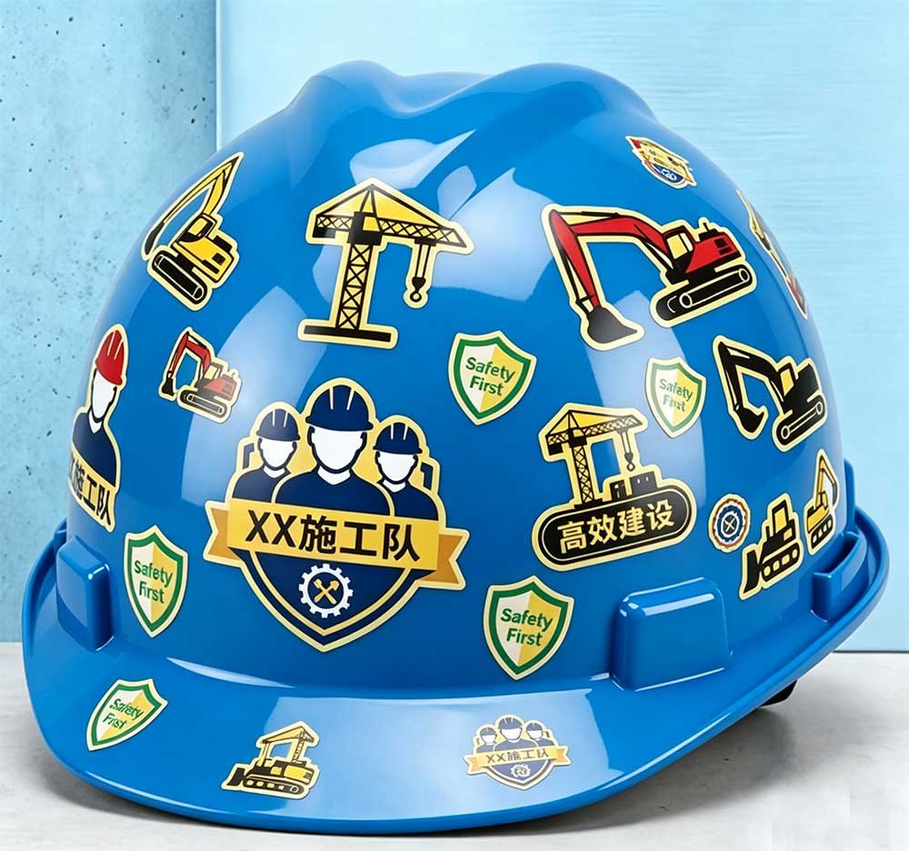 Pegatinas de casco con forma personalizada