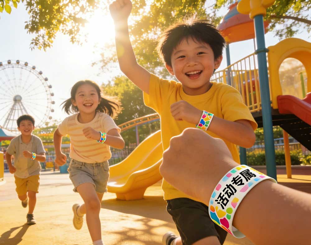 Pulseras de papel ecológicas para eventos