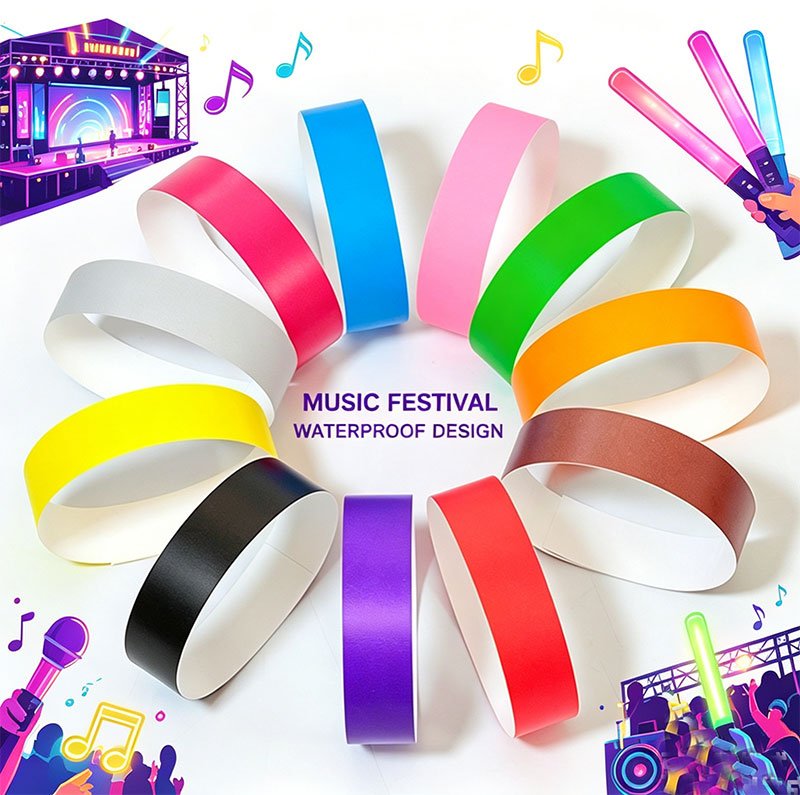 Pulseras para festivales musicales