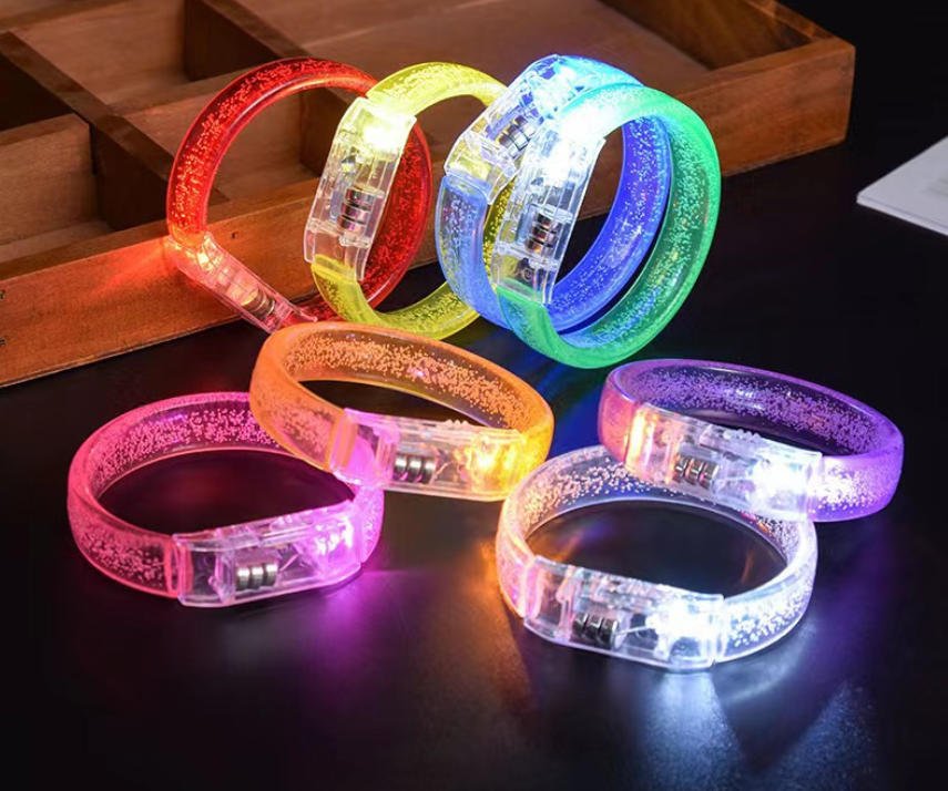 Pulseras luminosas para eventos nocturnos