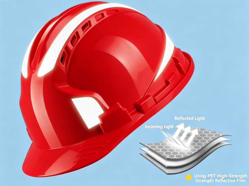 Opciones de material para pegatinas personalizadas de casco