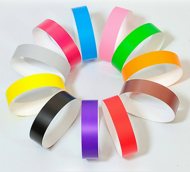 Material Tyvek para pulseras