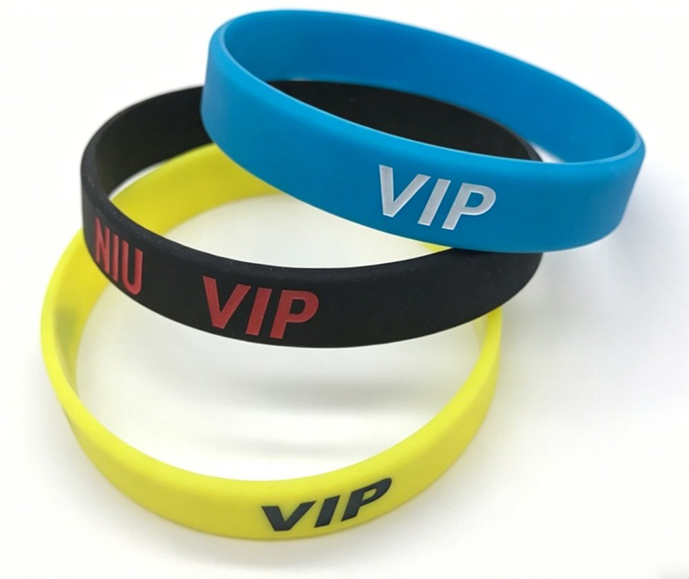 Pulseras VIP de silicona