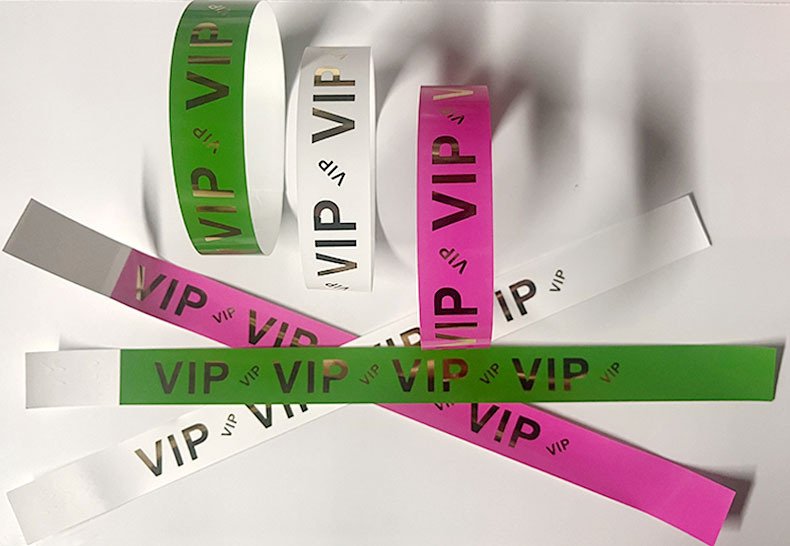 Pulseras VIP personalizadas para eventos